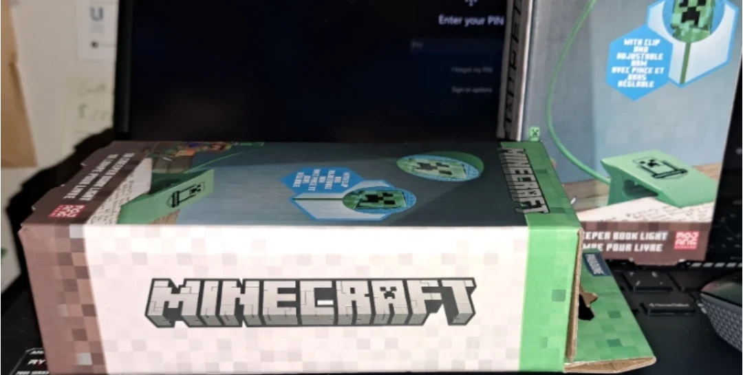 Minecraft Creeper Book Light - Paladone x 2 - photo 3