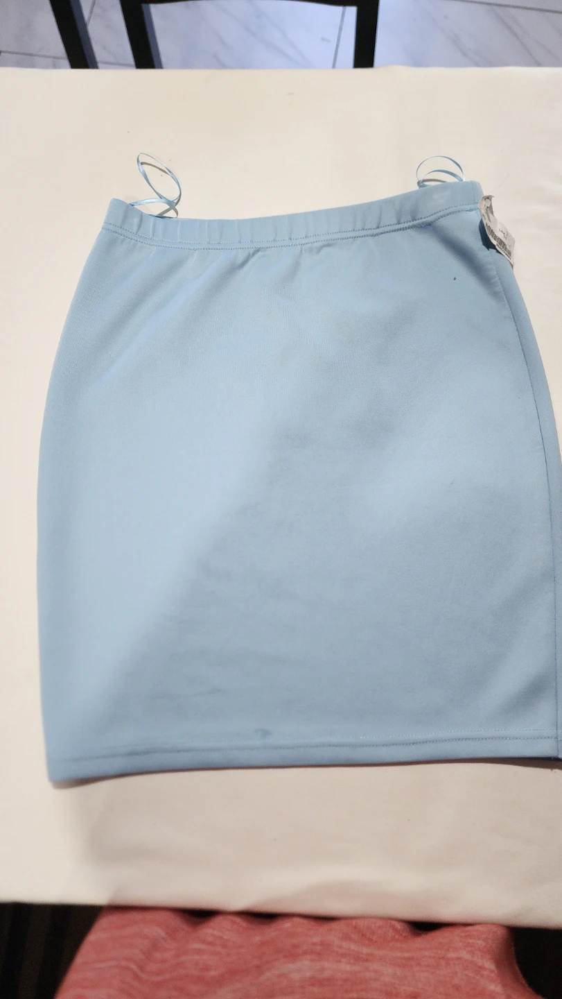 Tobi Light Blue Mini Skirt - photo 2