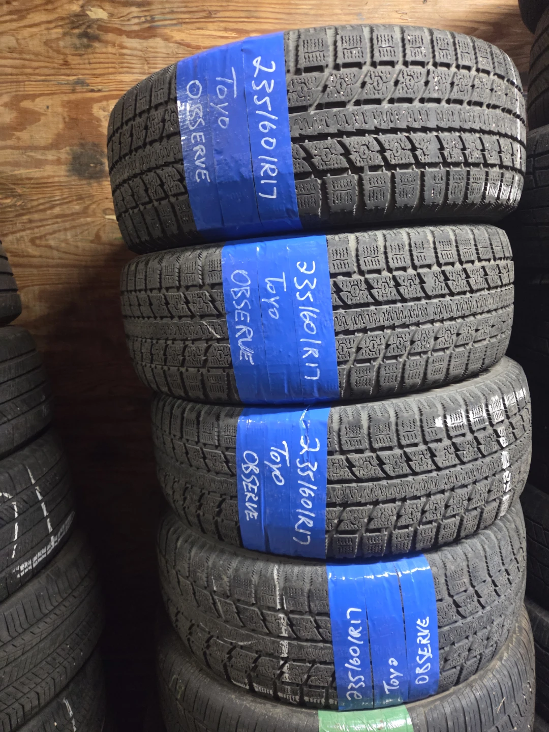 4 Toyo Observe Tires 235/60R17
