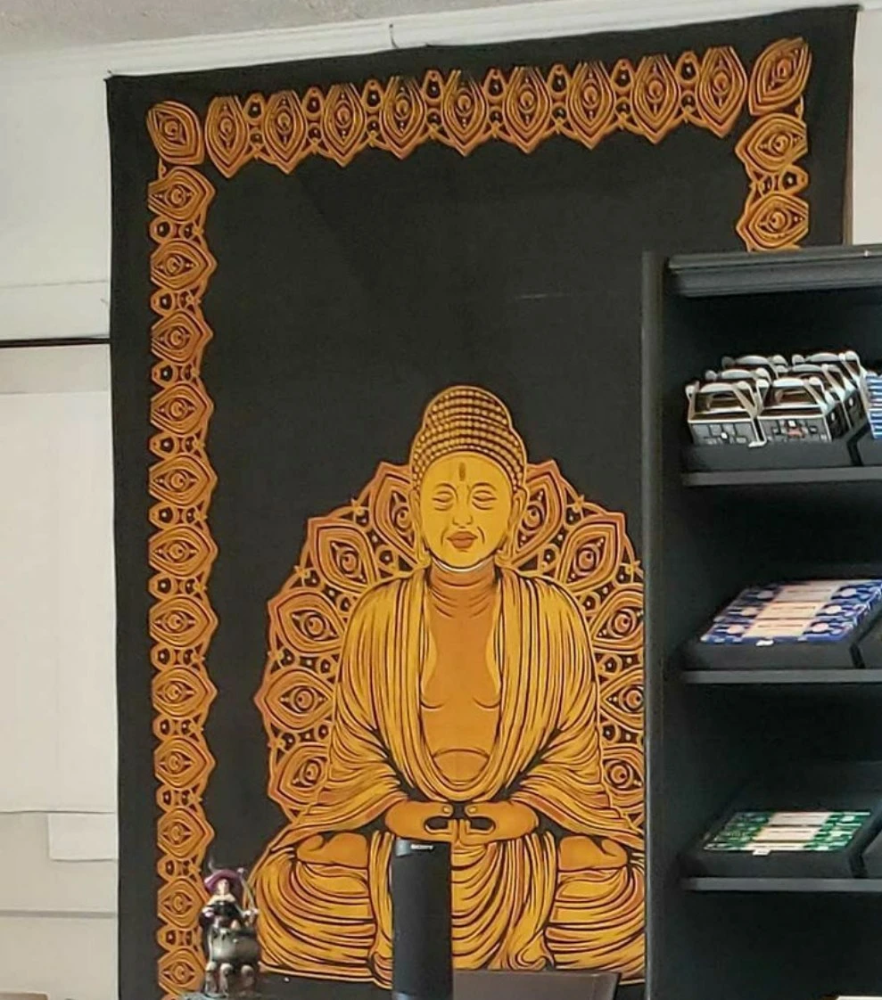 New Meditating Buddha Tapistry