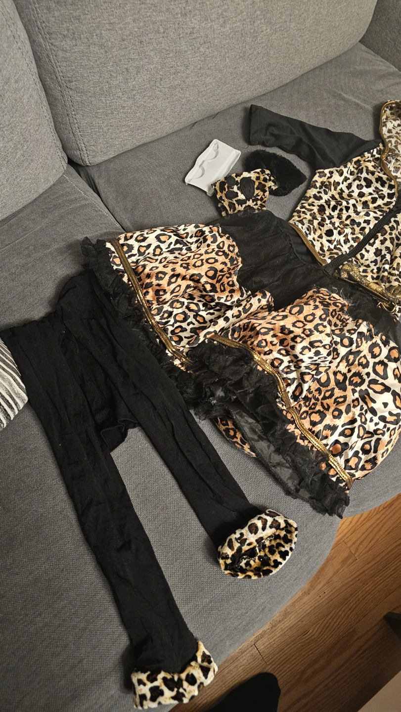 Child's Leopard Costume Medium 8-10 - photo 3