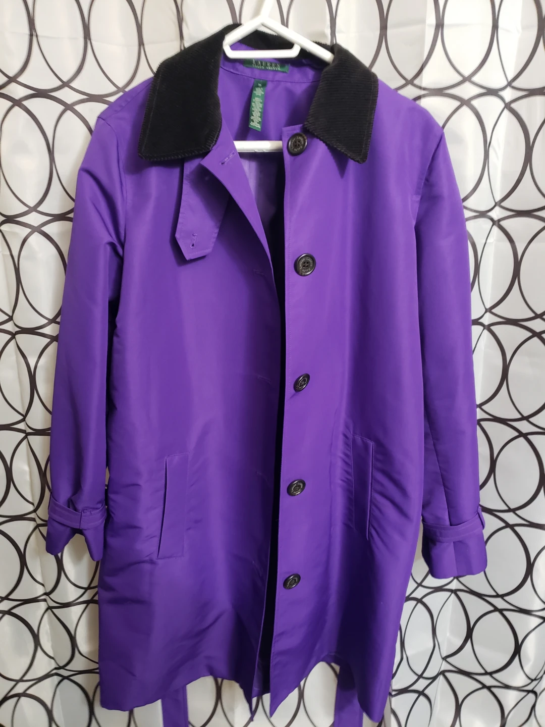 Lauren Ralph Lauren Purple Trench Coat - photo 3