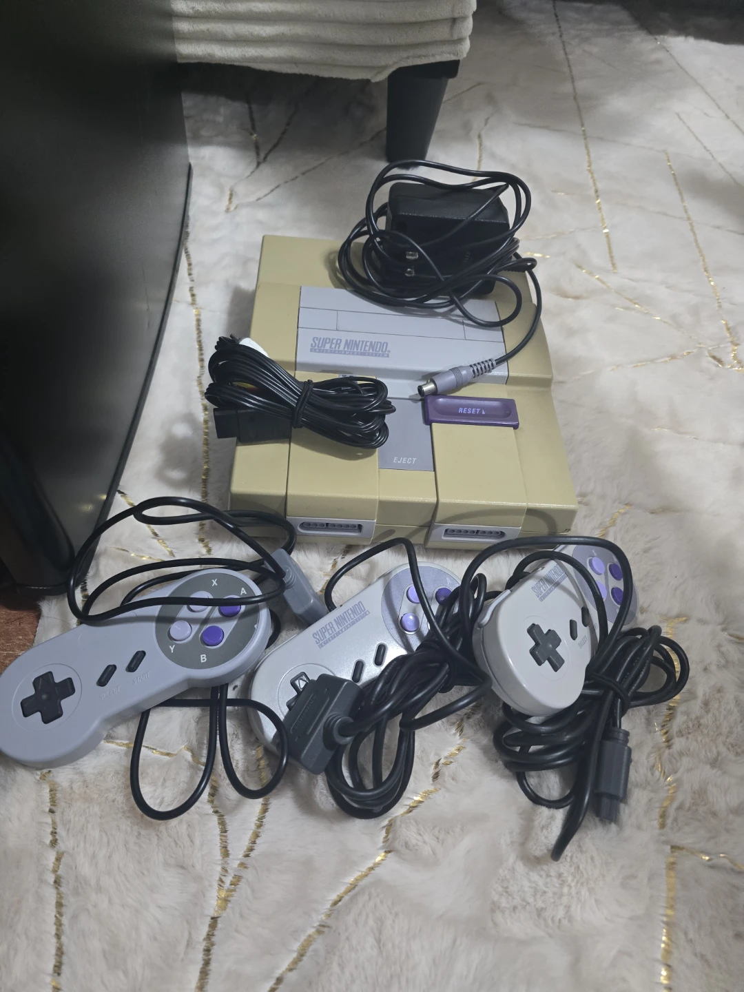 Super Nintendo Entertainment System (SNES) Console