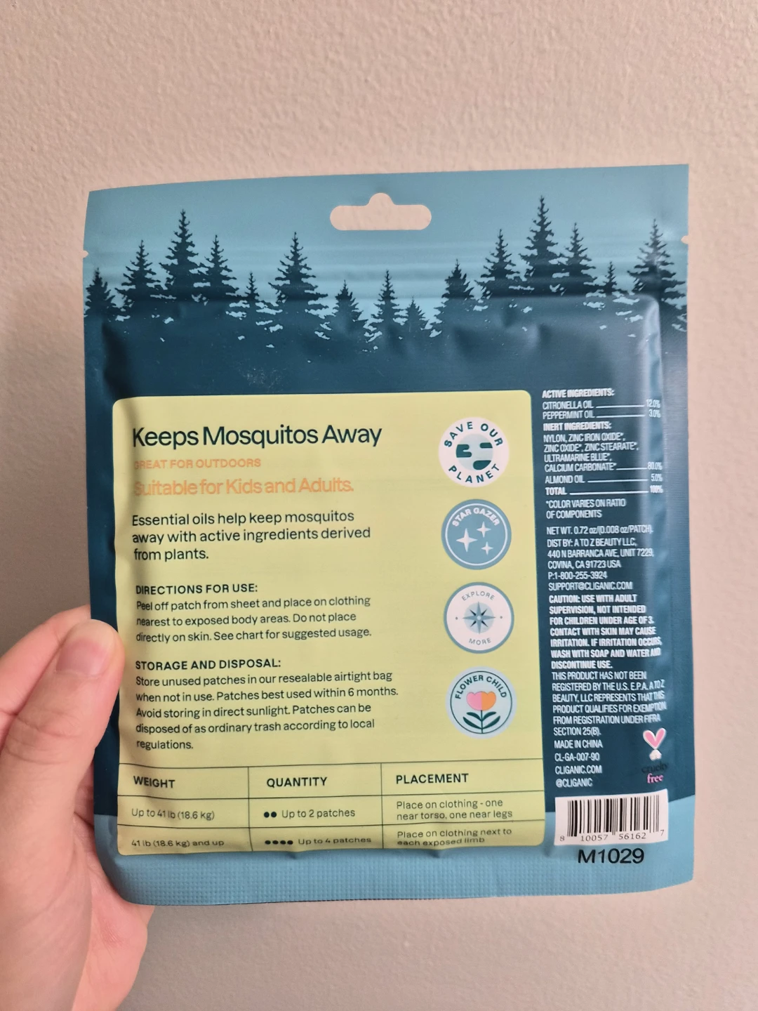 Cliganic Mosquito Repellent Patches - photo 2