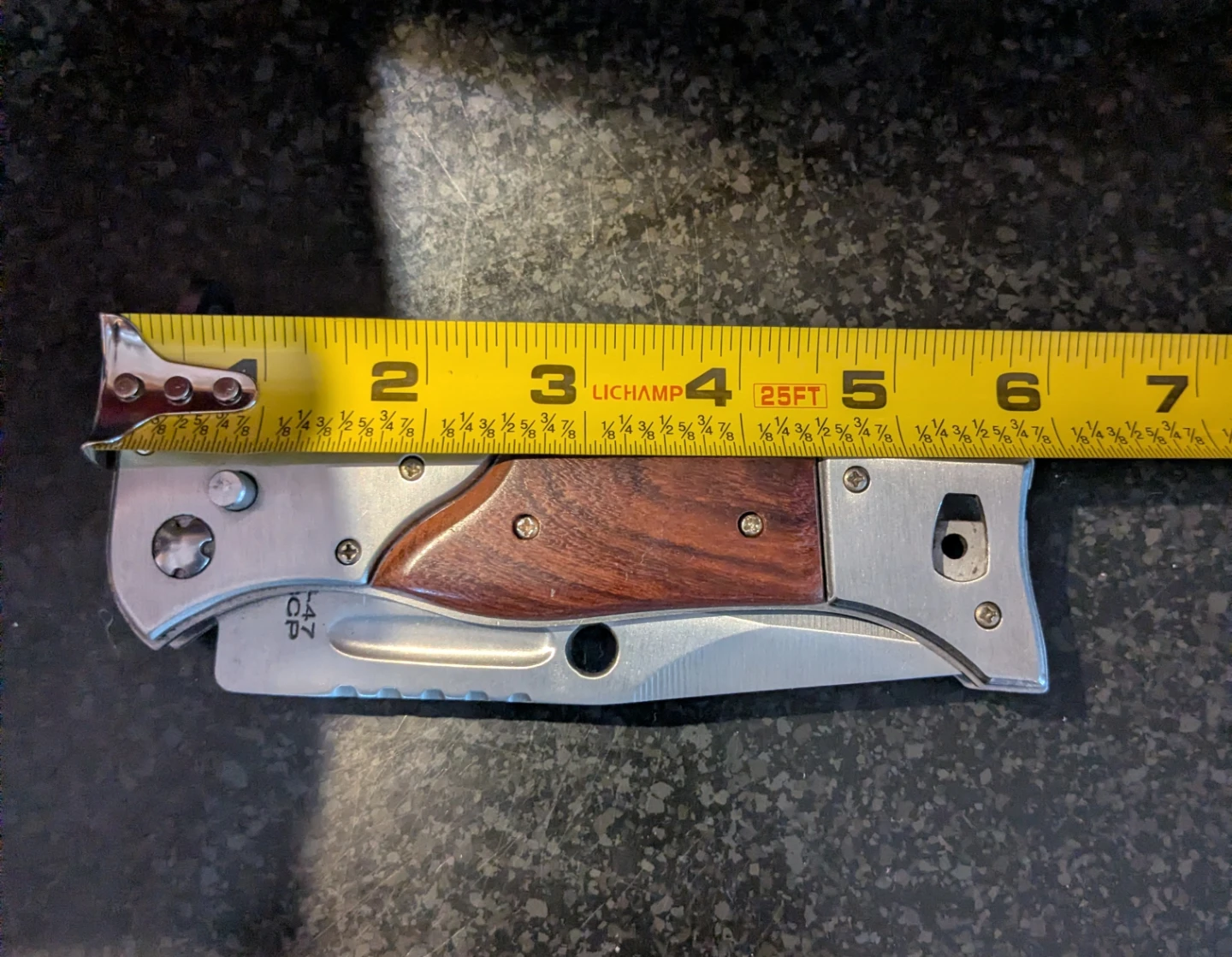 AK-47 CCCP Pocket Knife and Case Holster - photo 2