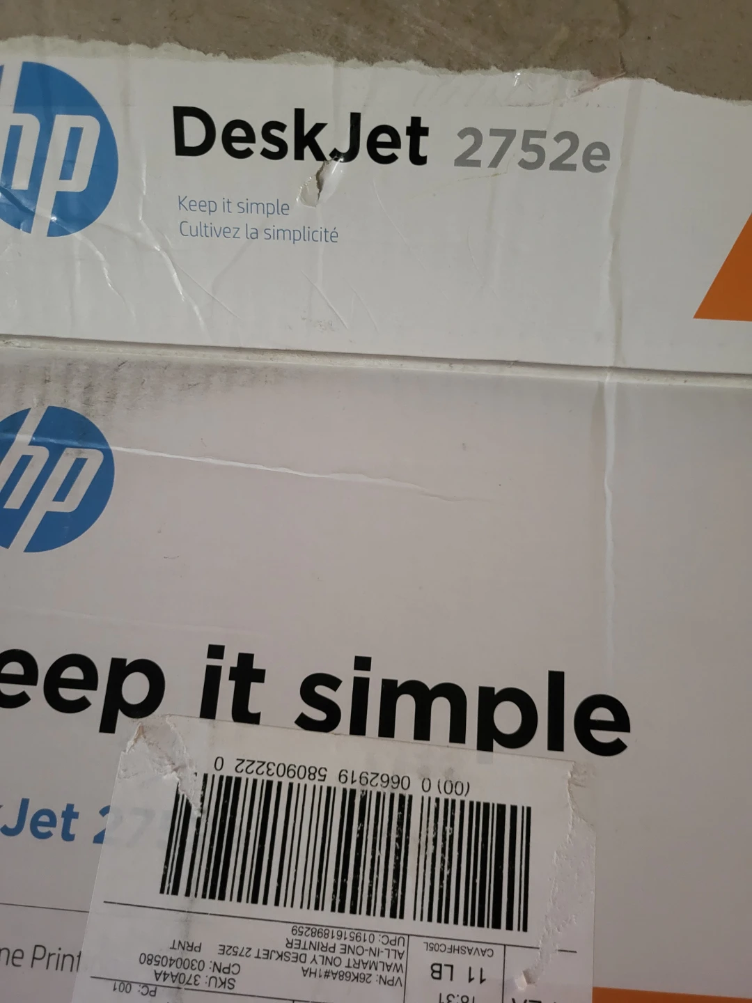 HP DeskJet 2752e All-in-One Printer - photo 2