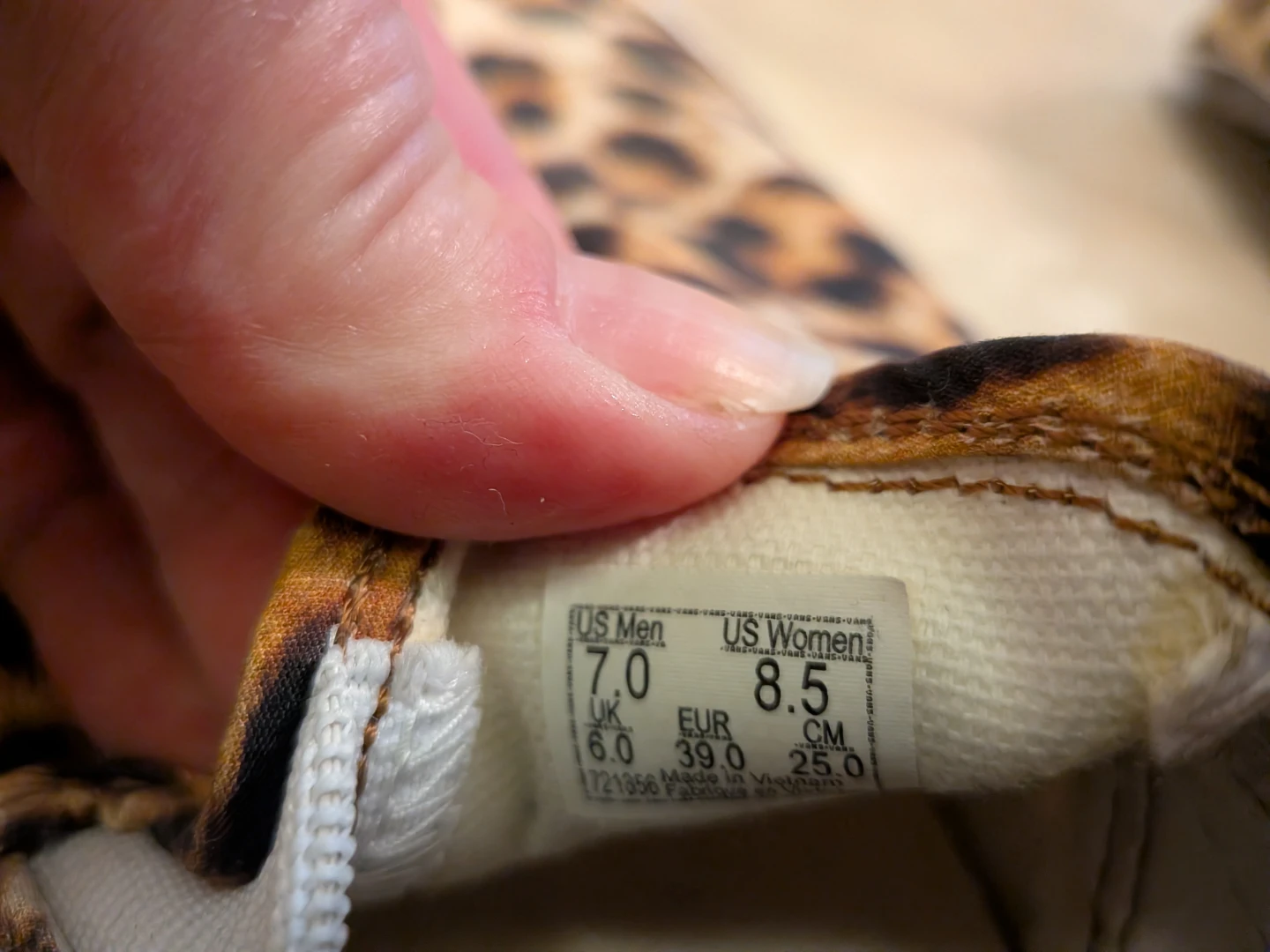 Vans Leopard Print Slip-On Shoes - photo 2