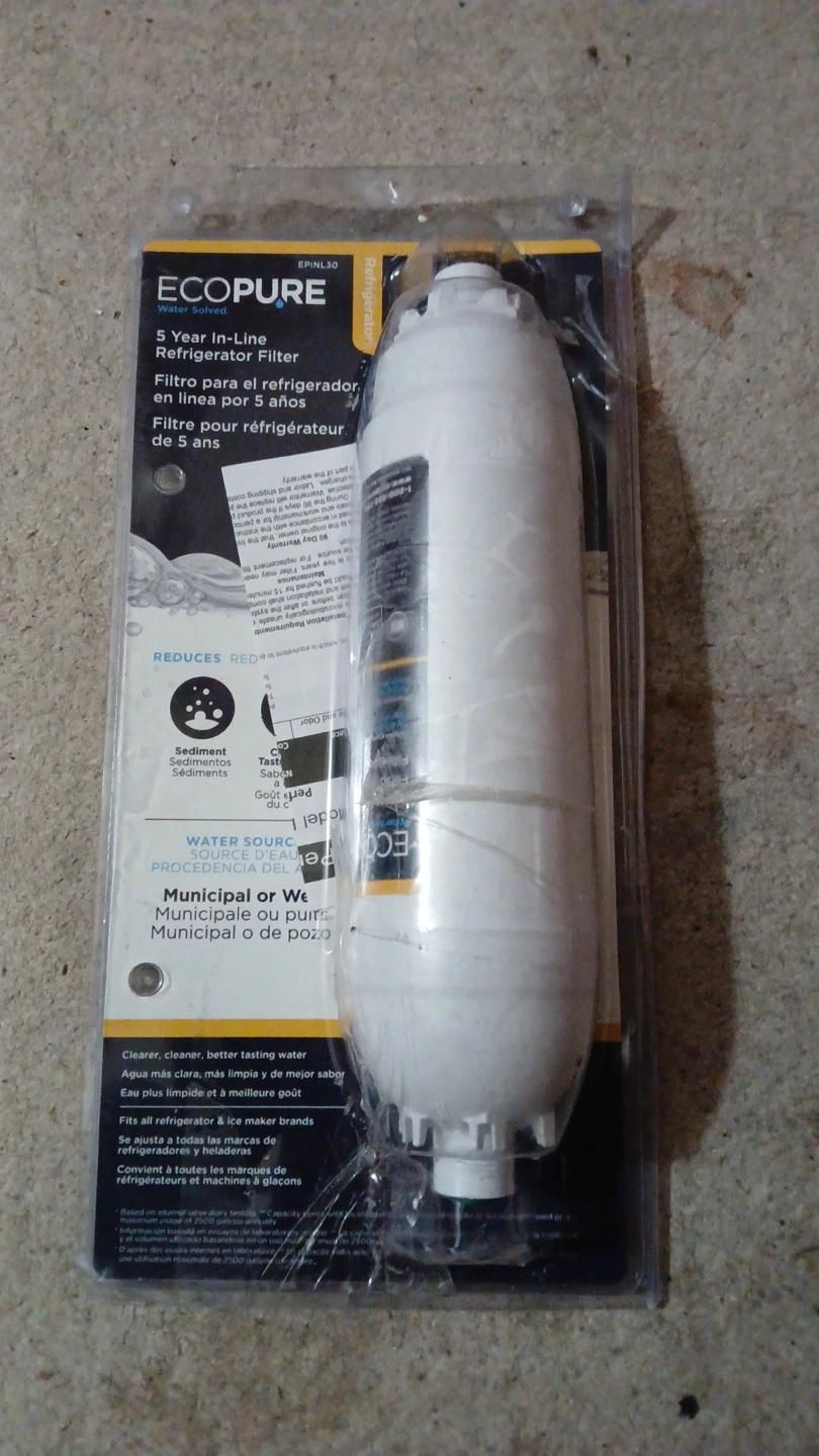 EcoPure 5 Year In-Line Refrigerator Filter - photo 2