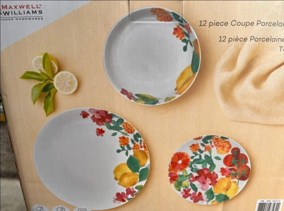 Maxwell & Williams 12-Piece Coupe Porcelain Dinner Set - photo 3