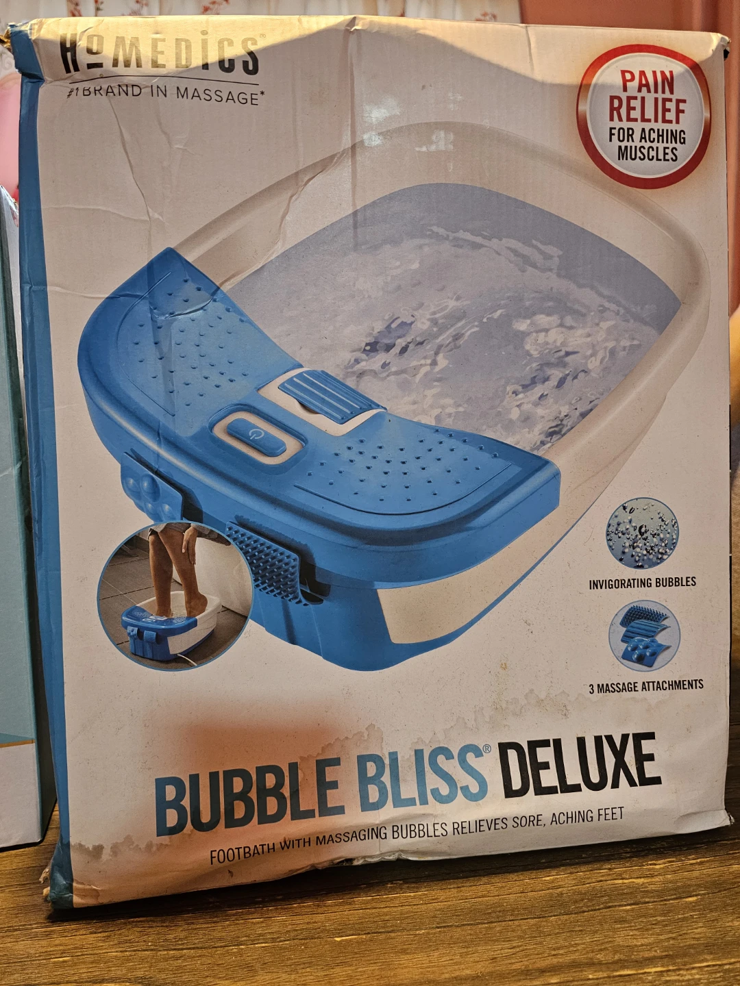HoMedics Bubble Bliss Deluxe Foot Spa - photo 2