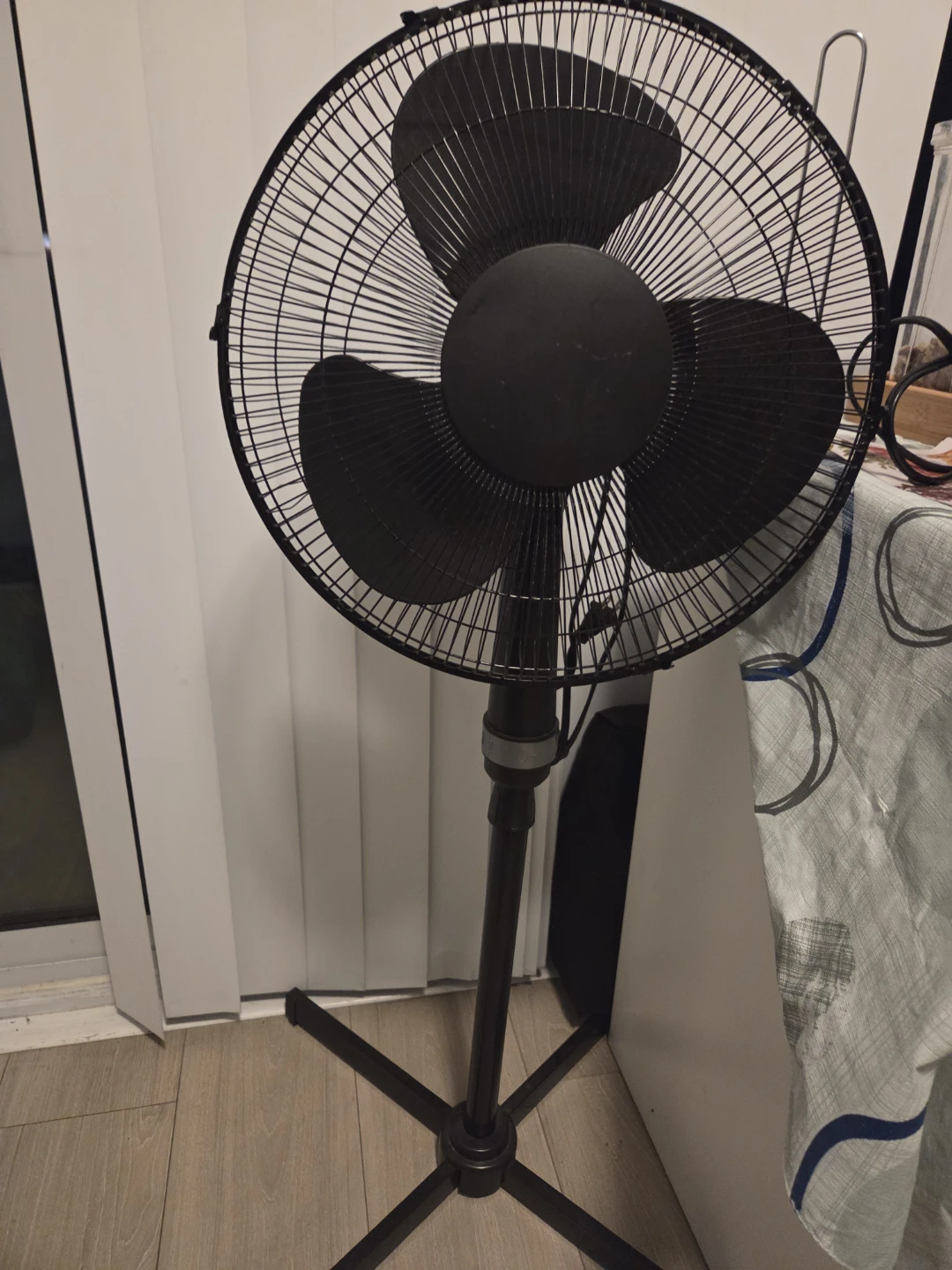 Black Pedestal Fan - photo 4