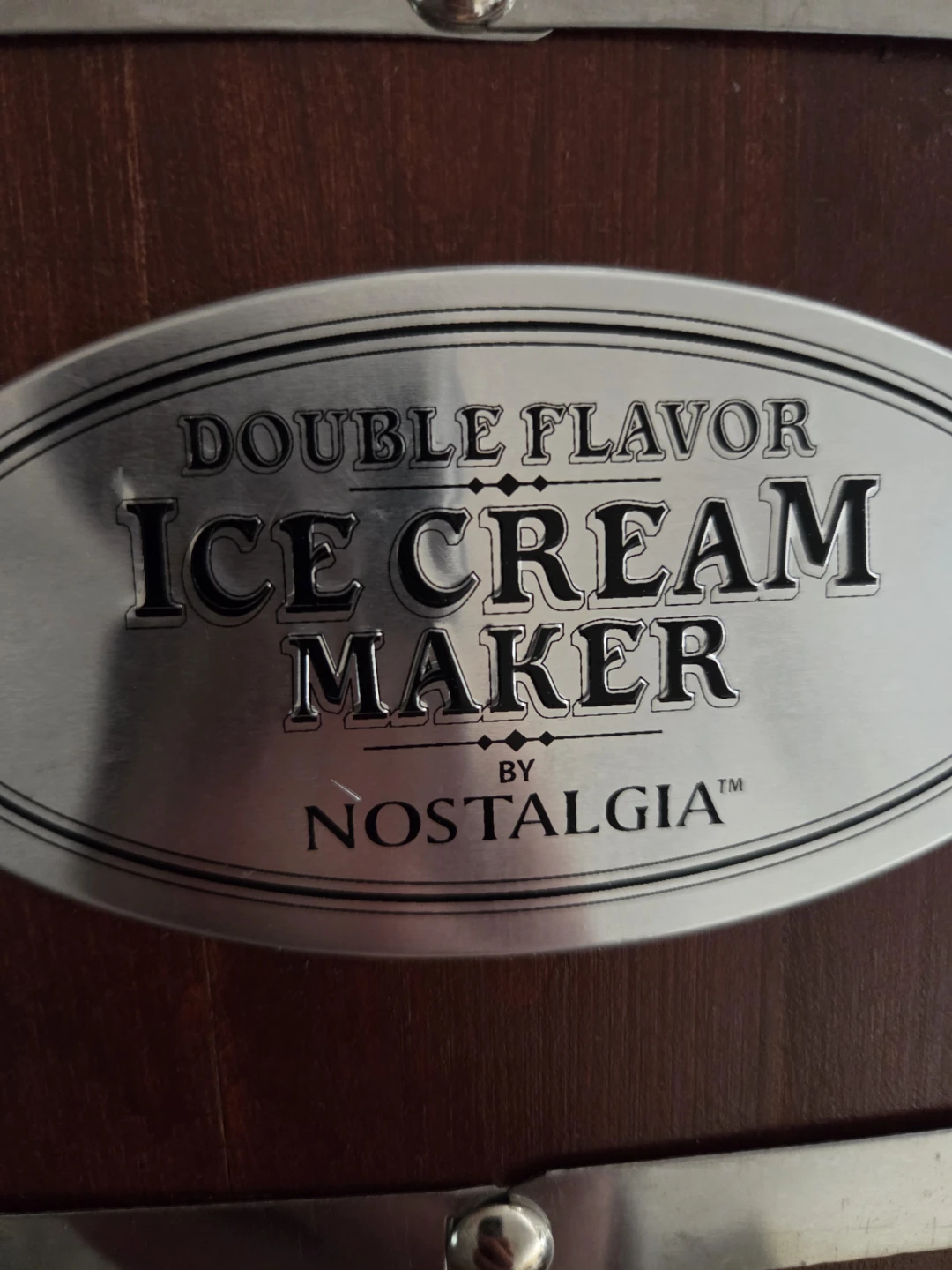 Nostalgia Double Flavor Ice Cream Maker