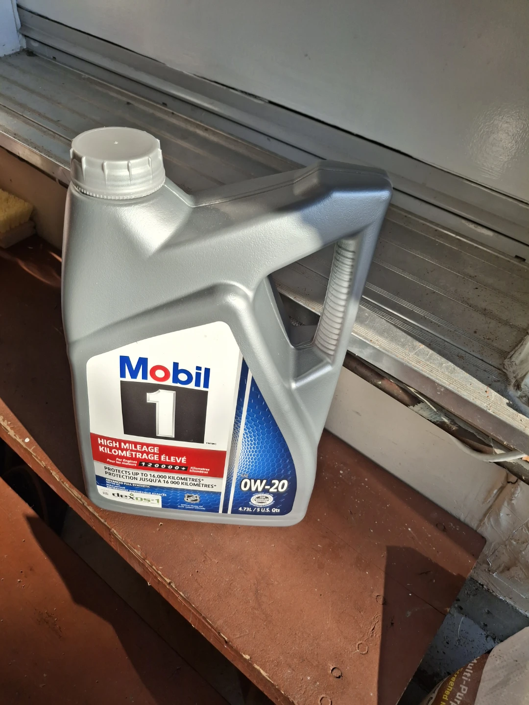 Mobil 1 High Mileage 0W-20 Motor Oil 4.73L