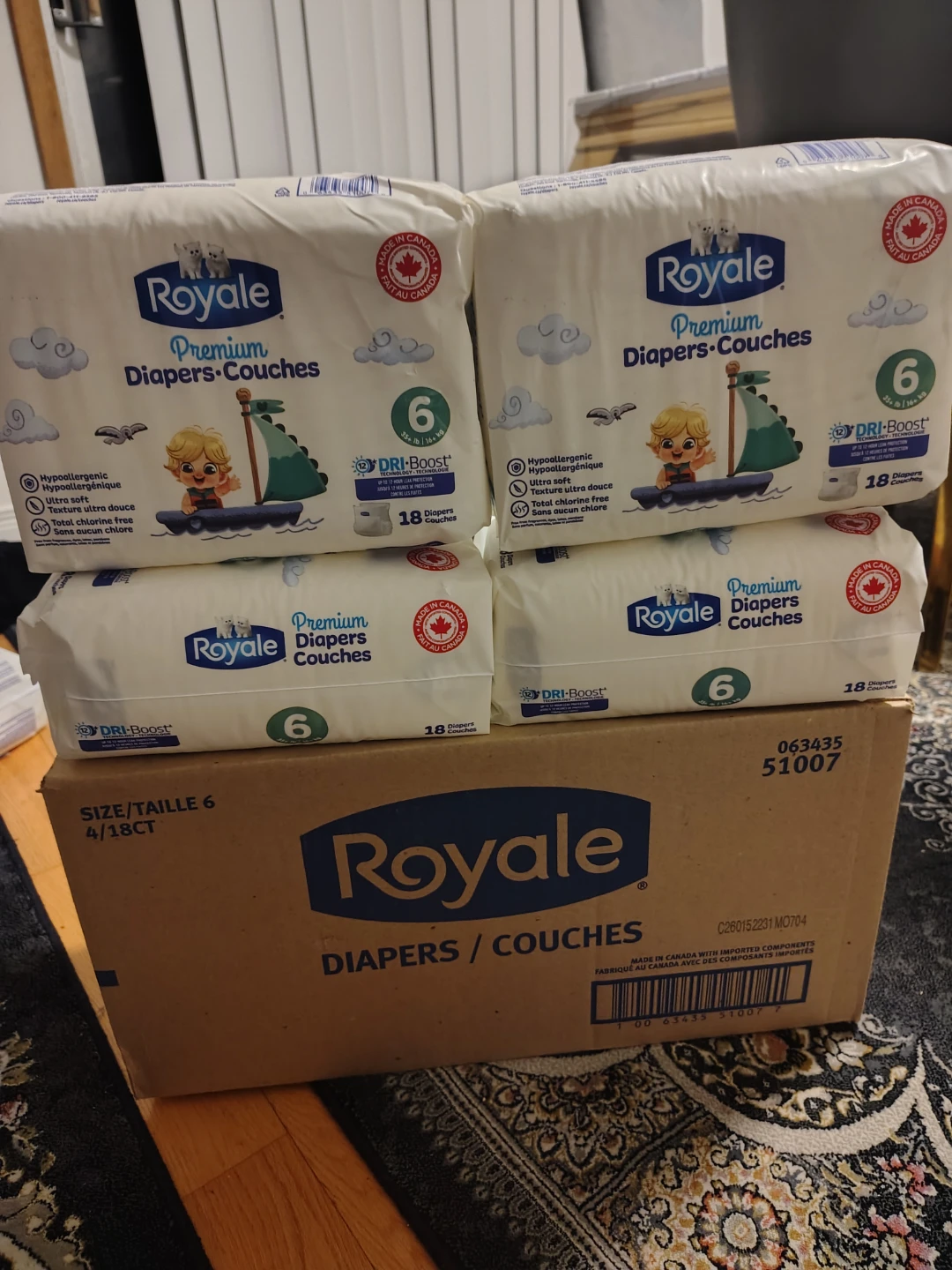 Royale Premium Diapers Size 6,