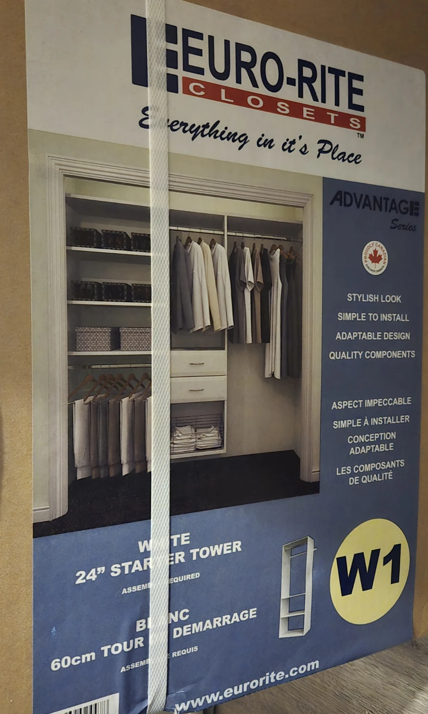 Closet Organizer System (3 Pc) - White