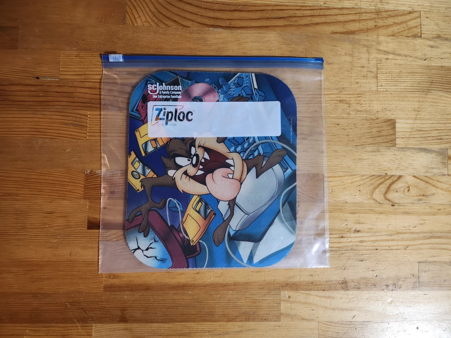 Vintage 1999 Warner Bros. Taz Tasmanian Devil Mouse Pad - photo 5