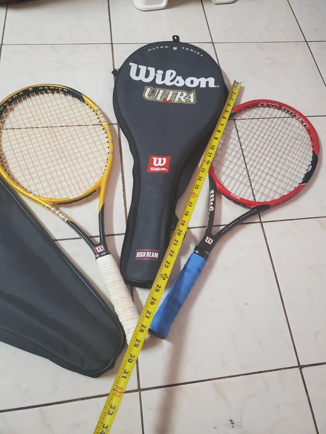 2 Wilson Tennis Rackets with Carrying Cases - photo 2