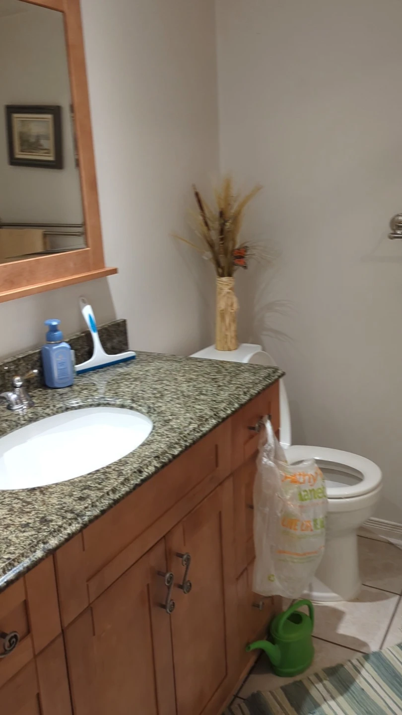 Furnished basement bedroom for rent with private washroom - photo 2