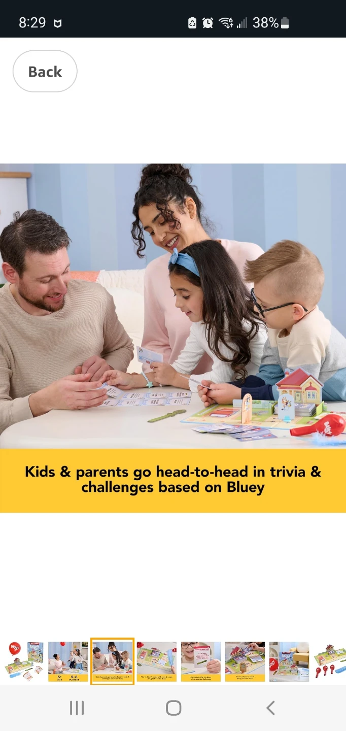 Sealed - Bluey Beat the Parents Board Game - photo 4