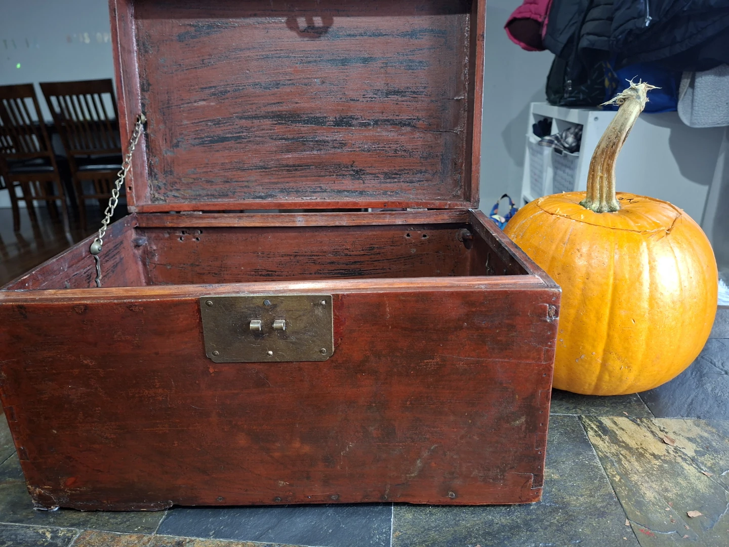 Vintage Style Wooden Storage Chest