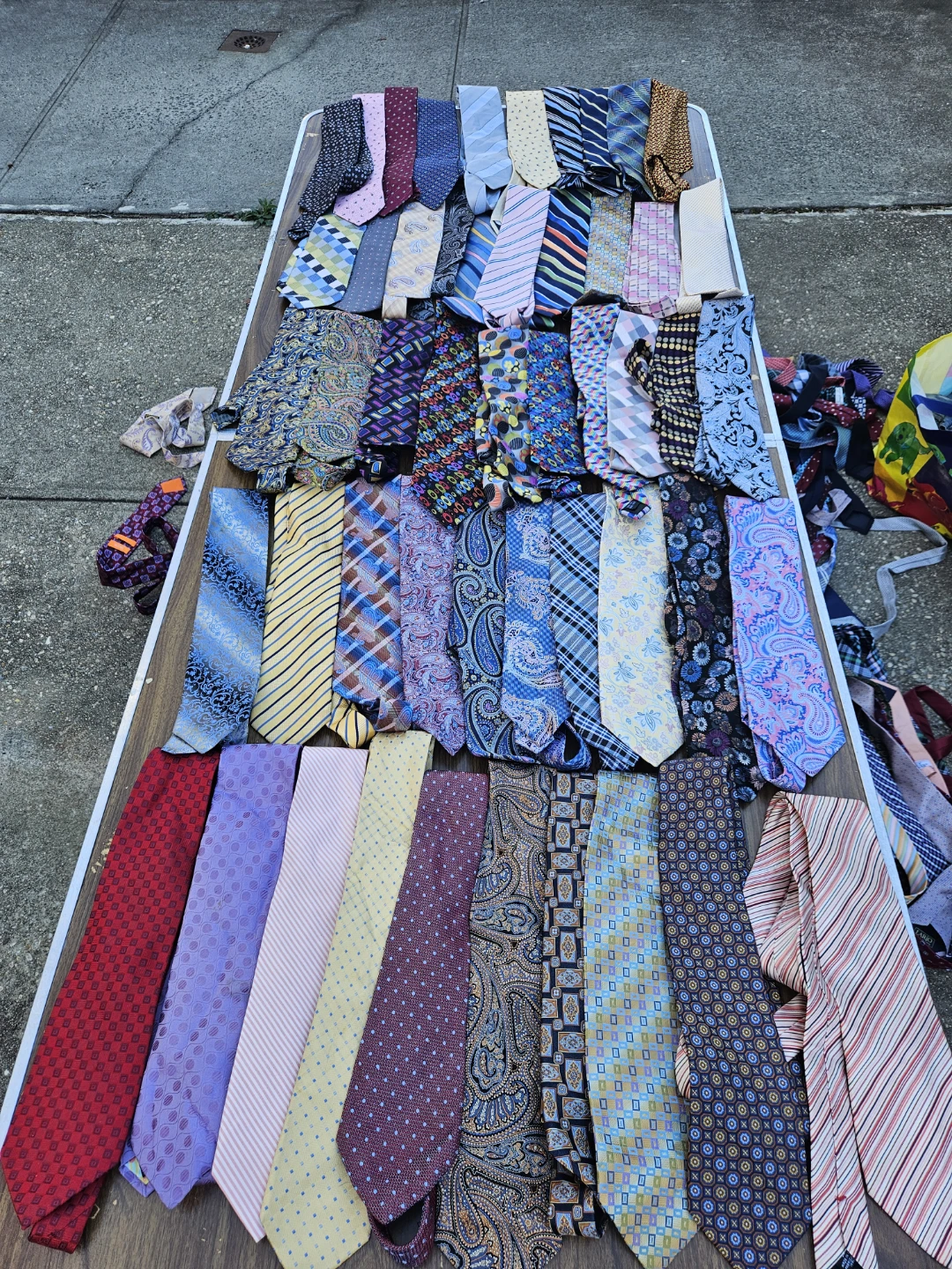 50 silk ties