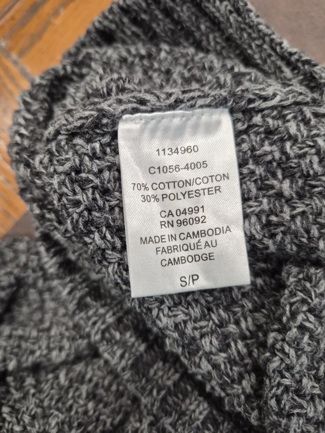 Grey Cowl Neck Sweater - photo 2