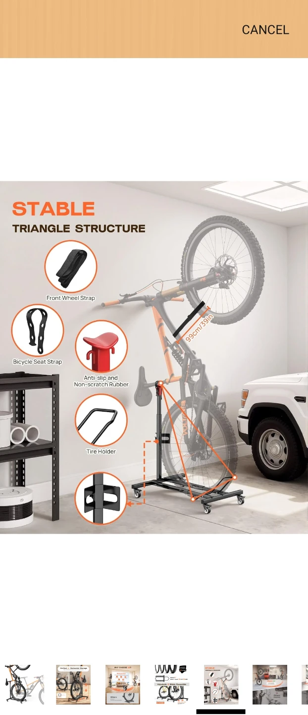 Housolution Portable Bicycle Storage Stand - photo 5