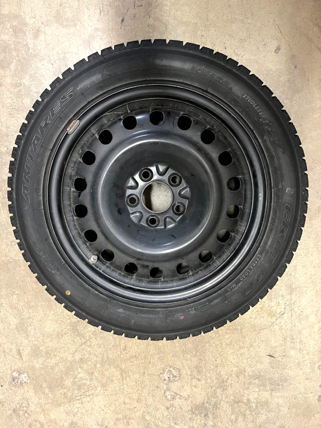 Antares Grip 20 Winter Tire on Steel Rim 215/55R17
