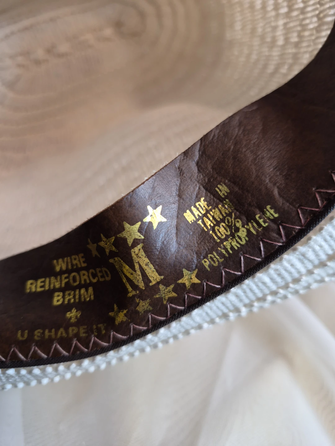 Wire Reinforced Brim U Shape it Size Med Cowboy Hat - photo 5