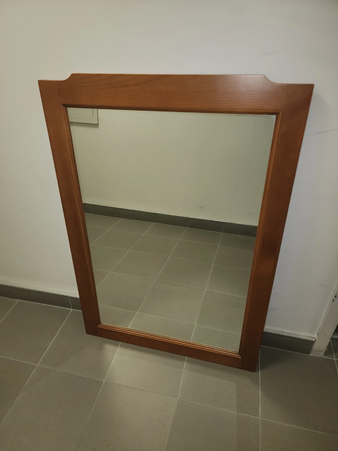 Wooden Framed Wall Mirror