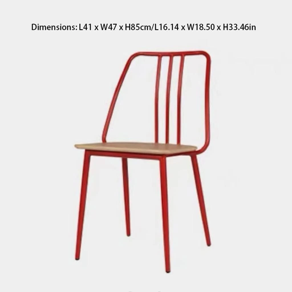 Red OLOTU Nordic Retro Dining Chair one only available - photo 2