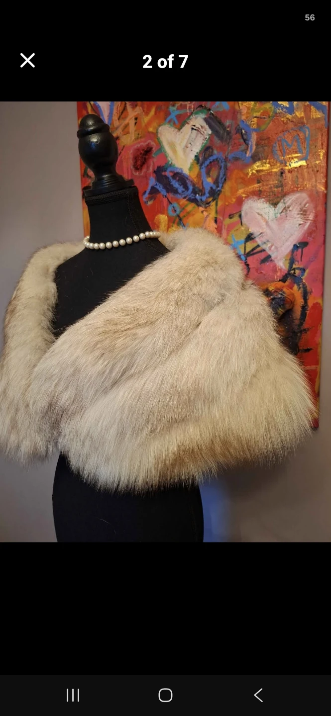 Authentic fox Stole - photo 2