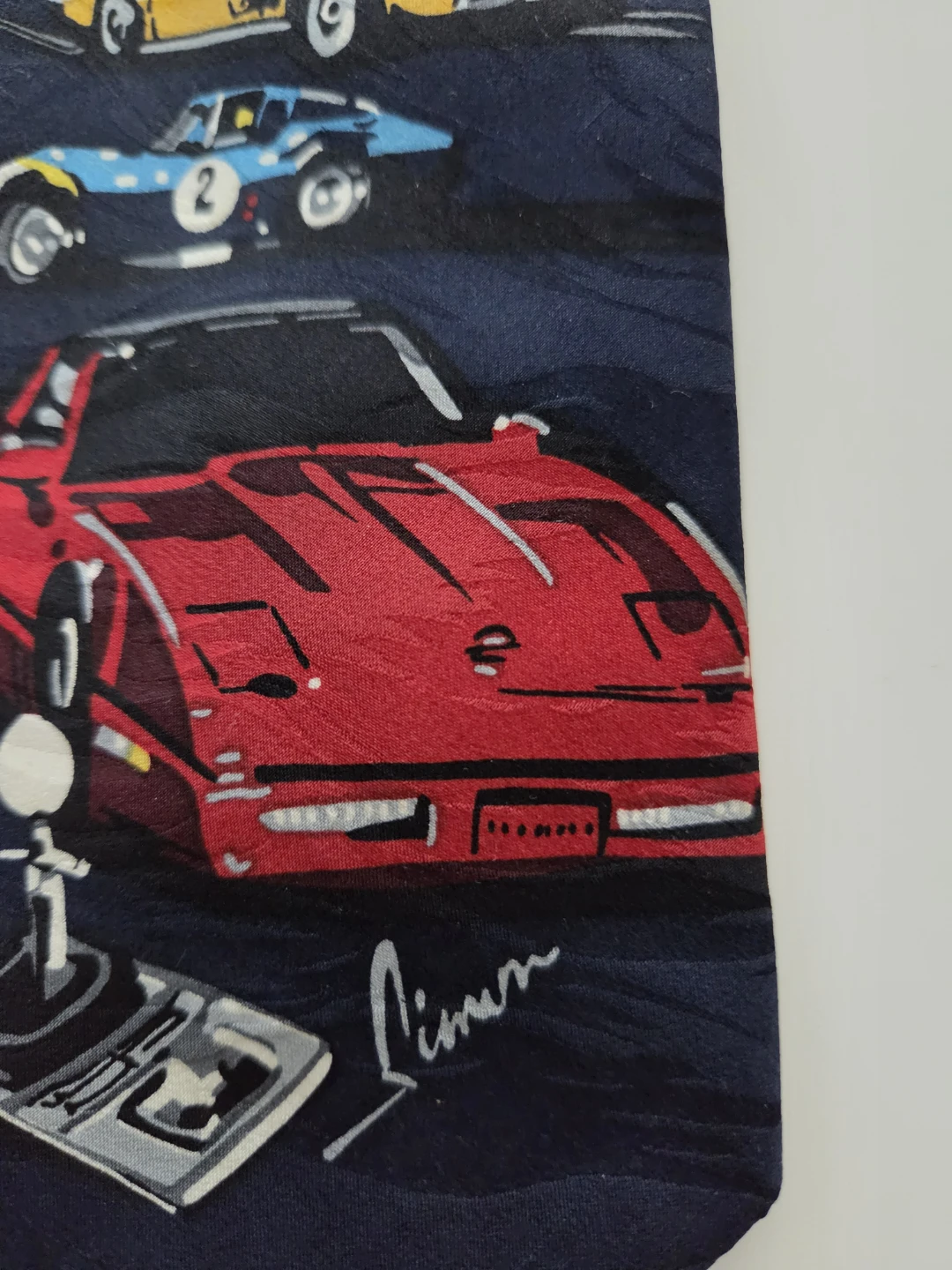 RM Style Chevrolet Corvette Theme Necktie - photo 2
