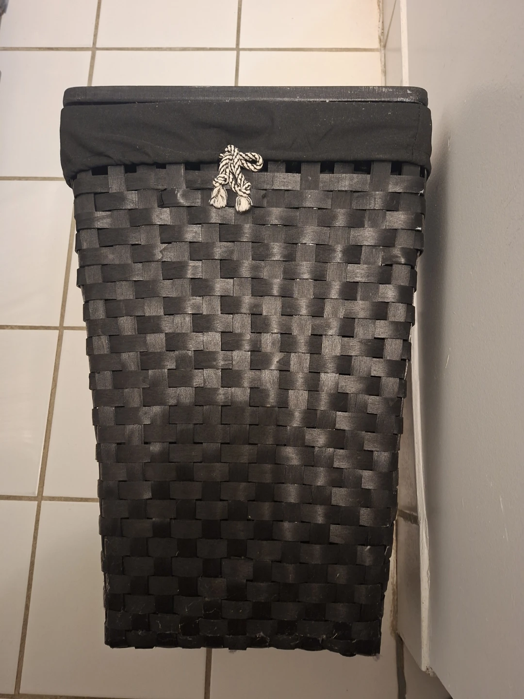 BlWoven Laundry Basket with Liner - photo 3