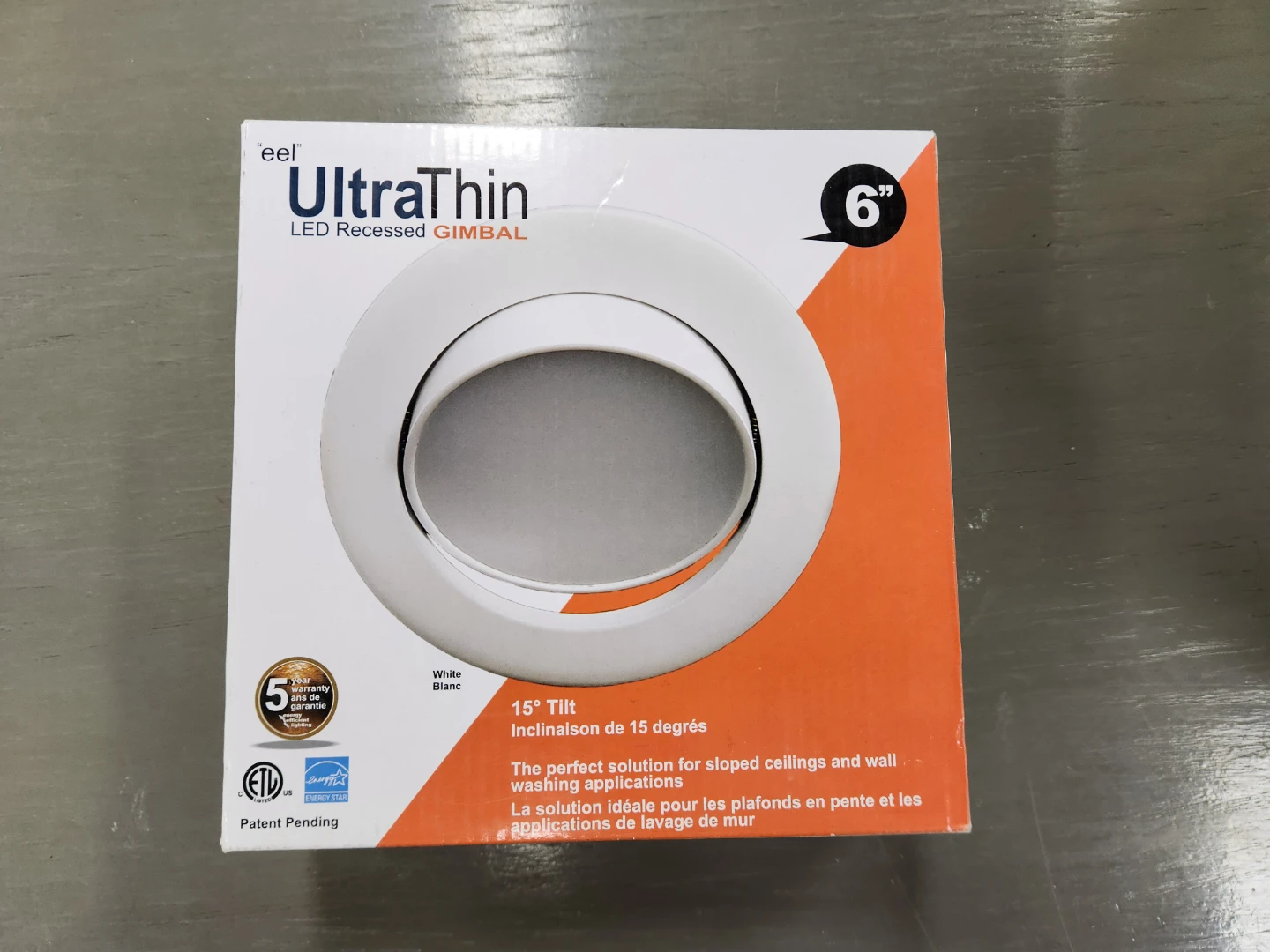 Energy Efficient Lighting 6" LED Recessed Gimbal Light 3000K
