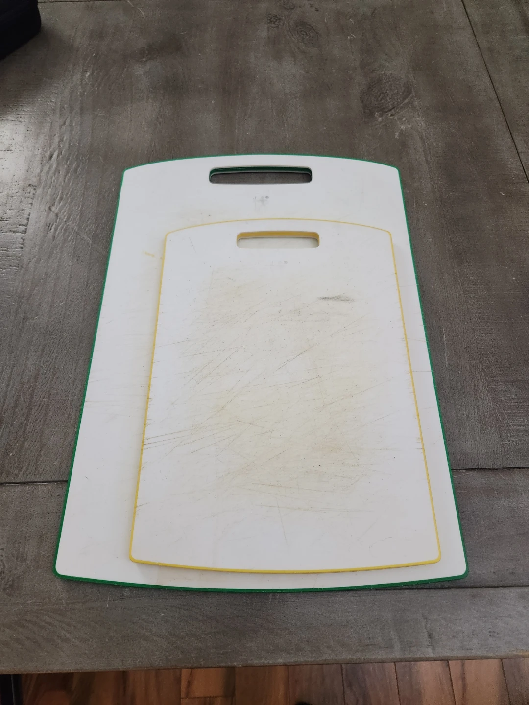 Two Plastic Cutting Boards