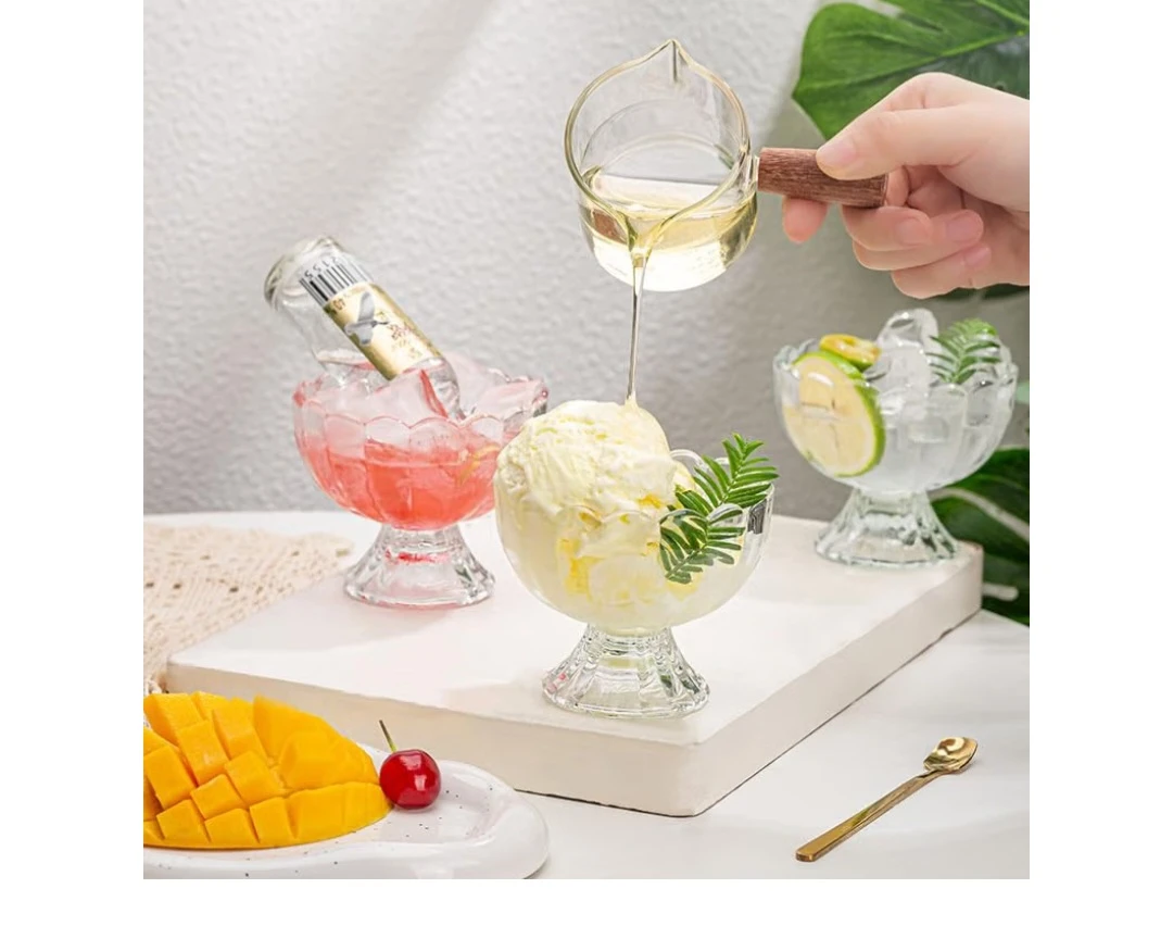 8-Piece Vintage Style Glass Dessert Bowls - photo 2