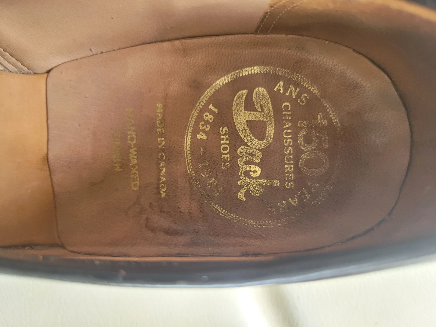 Vtg Dack's Black Leather Loafers - photo 4