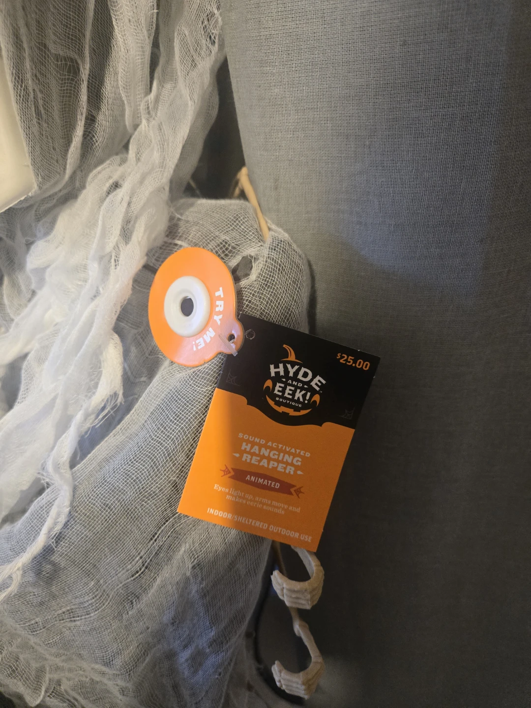 Hanging Reaper Halloween Decor - photo 2