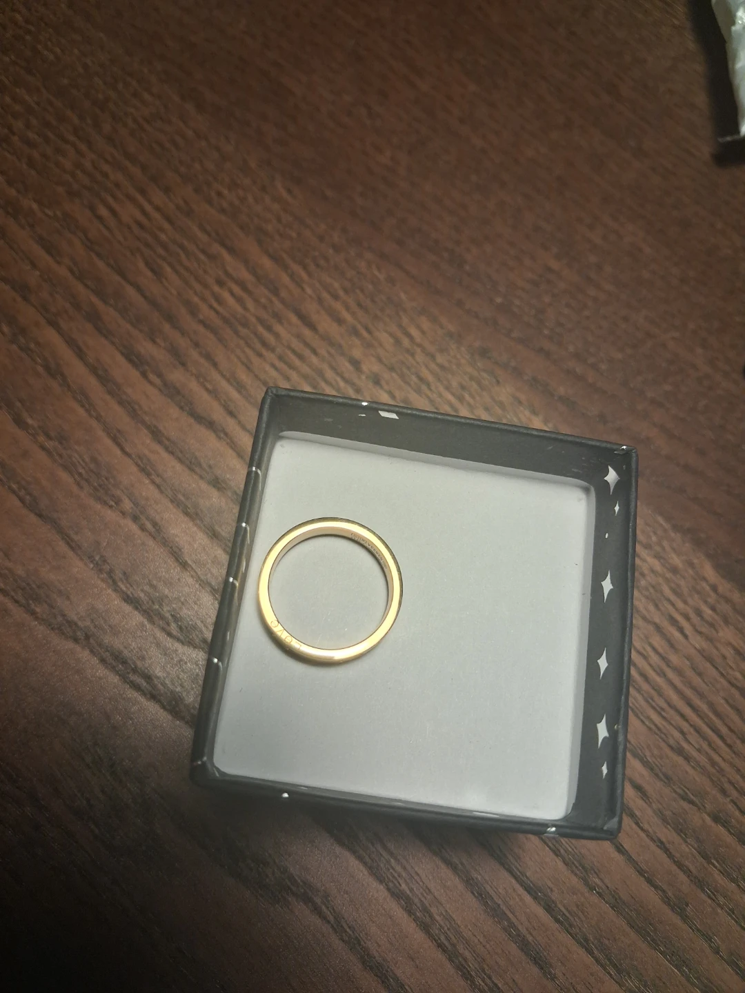 Gold Tone Love Ring - photo 2