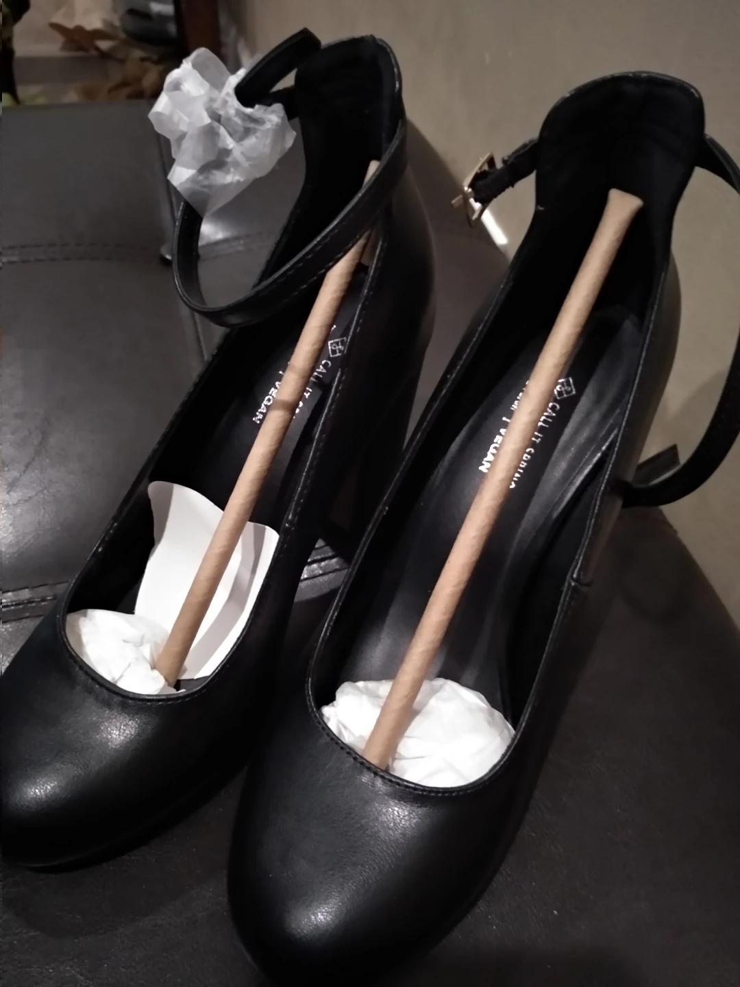 BRAND NEW: Call It Spring Cielaa-001 Black Heels Size 6 - photo 2