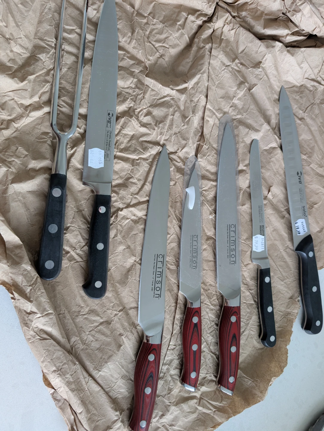 Assorted Kitchen Knife Set