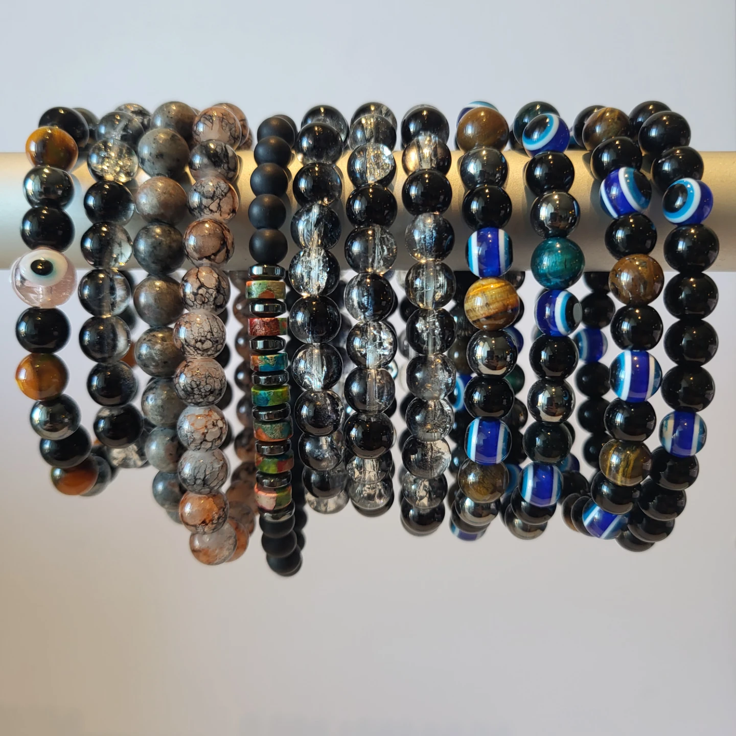 Set of 38 assorted Beaded Stretch Bracelets - photo 5