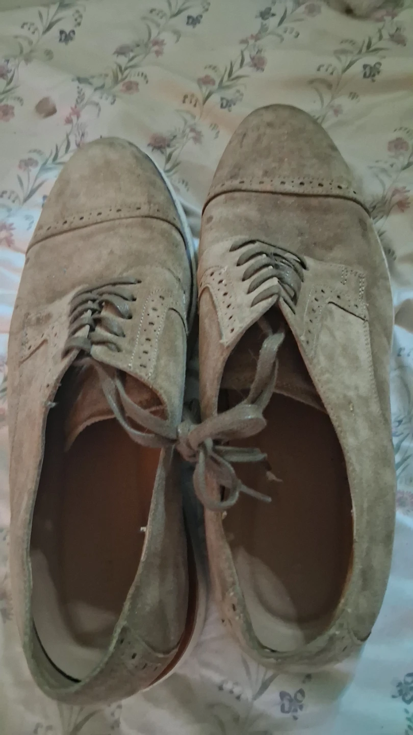 Mens Suede Lace-Up Brogues - photo 3