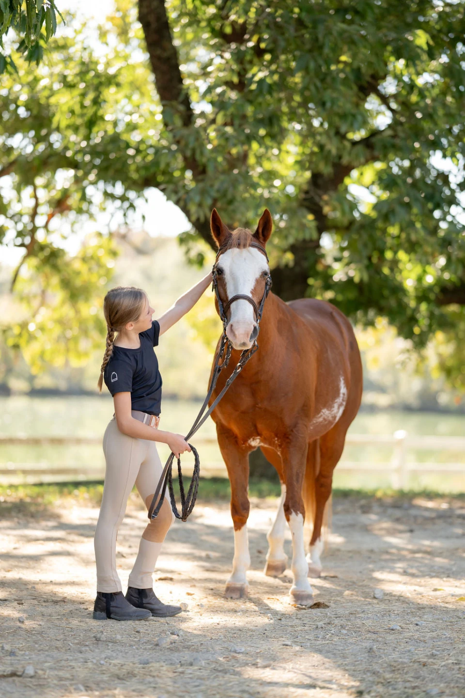 ELATION girls stretch riding pants/jodpurs.