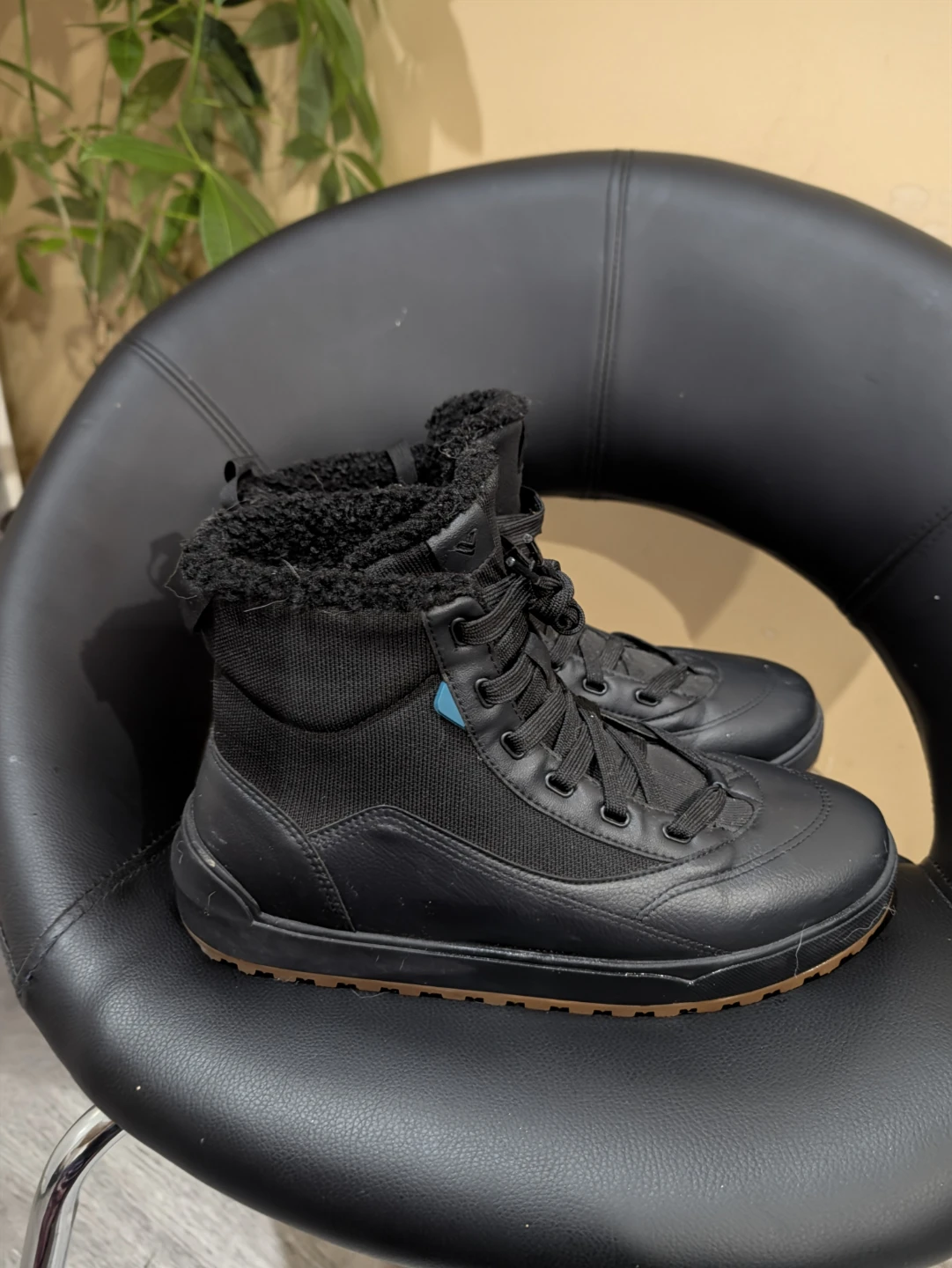 Black Vessi - high top. Water proof. Men size 11M