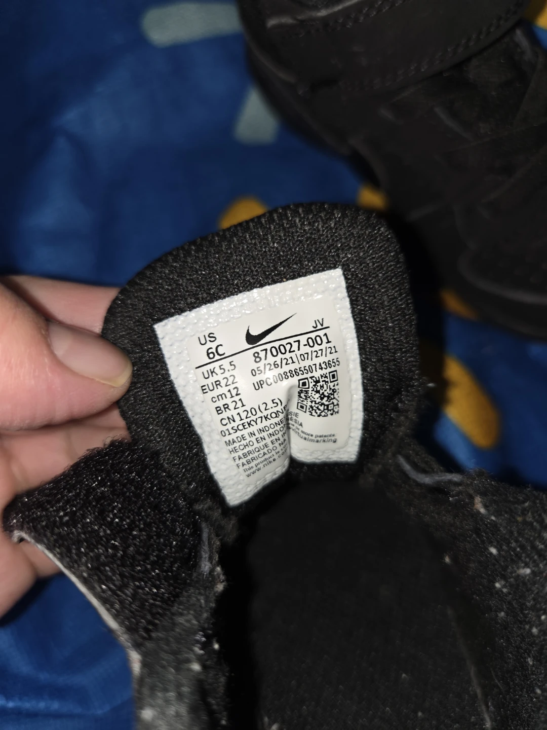 Nike Toddler Shoes Black Size 6C - photo 2