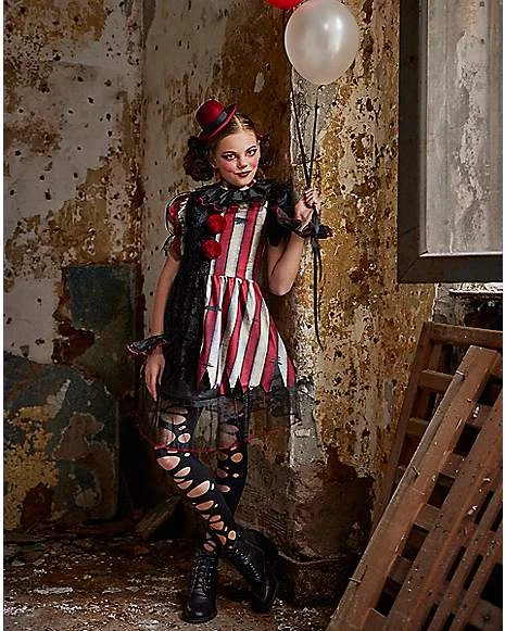 Spirit Halloween Twisted Clown Costume Size XL 12-14 - photo 2