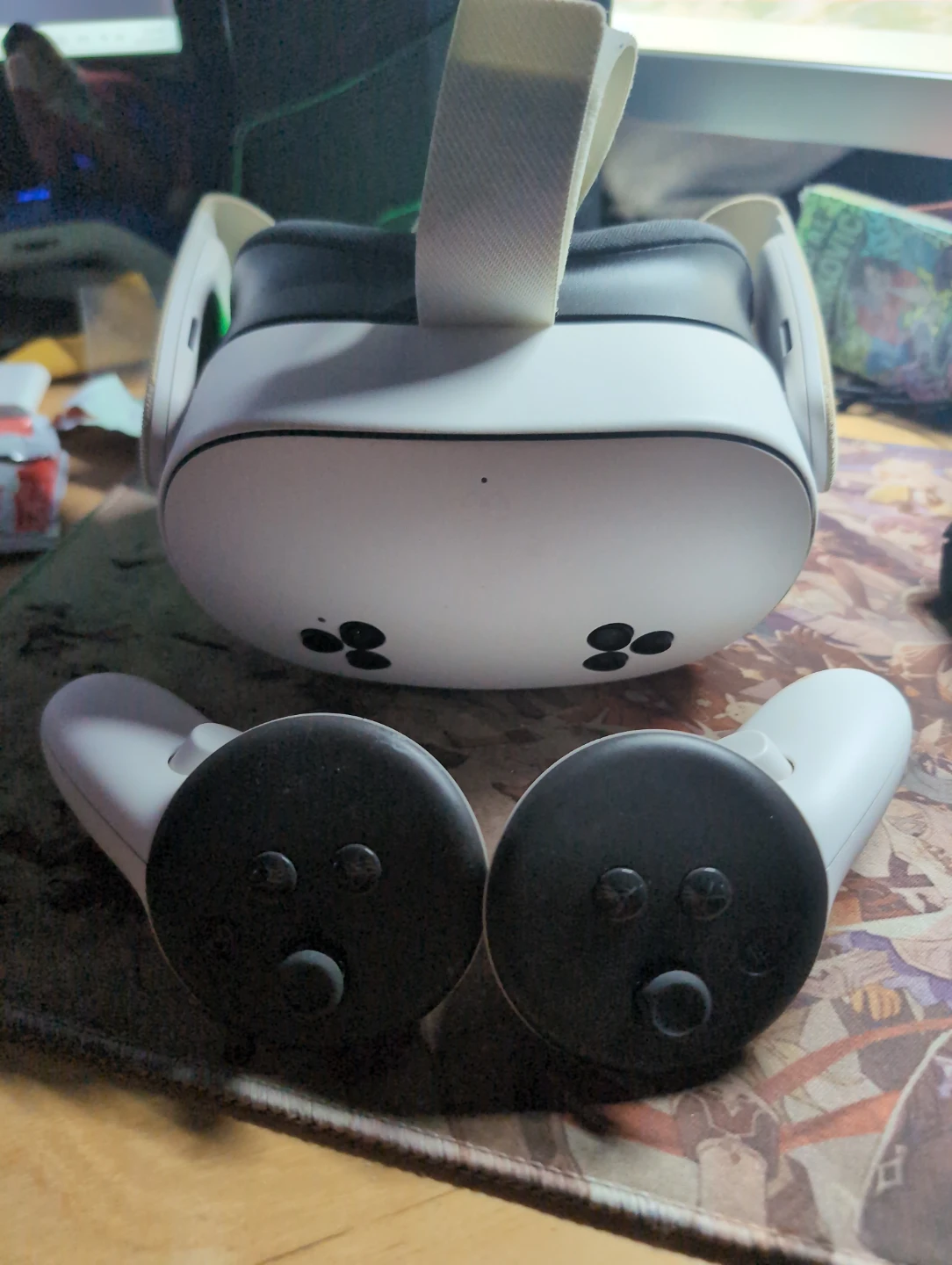 Meta Quest 3 VR Headset and Controllers