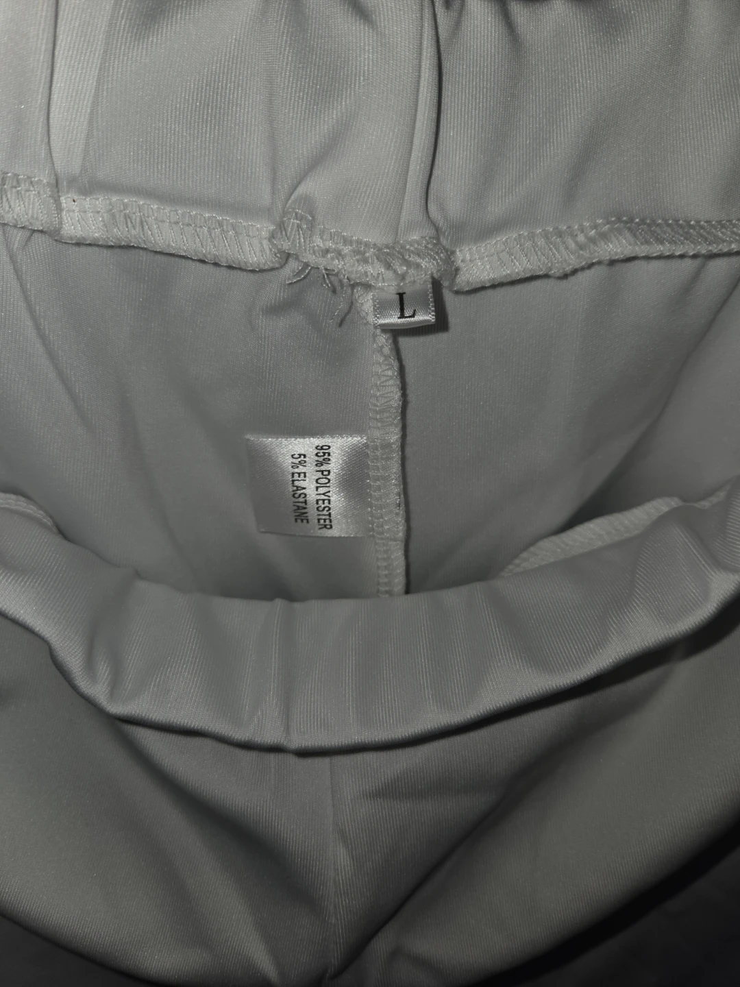 Unbranded White Cinch Pants in a Ladies L - photo 3